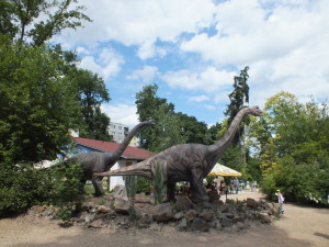 Dinosauři v plzeňské ZOO.